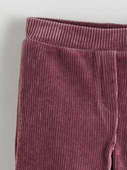 Beli Lastikli Basic K?z ?ocuk Kadife Tayt