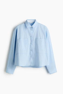 Camisa de algod?n de corte relajado