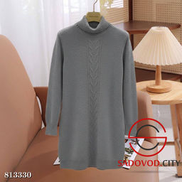 Платье женское однотонное