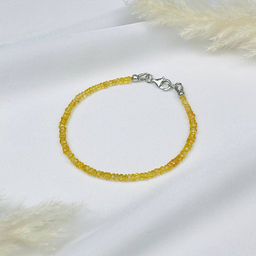 Браслет из желтого Сапфира - Радуга самоцветов фото 2