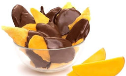 Цена за 0,5 кг Манго сушеное лист в шоколадной глазури (кг)