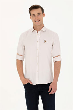 U. S. Polo Assn Мужская рубашка с длинным рукавом Stone - U.s. polo assn фото 8