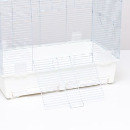 Клетка для грызунов с выдвижными поддонами 60 х 35 х 47 см, белая - Пижон фото 4