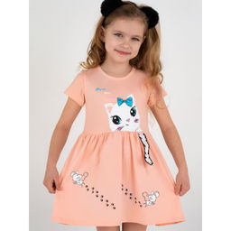 Платье Кошки-Мышки Персиковый - Ronda фото 3