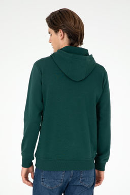 Мужской темно-зеленый базовый свитшот Неожиданная скидка в корзине - U.s. polo assn фото 5