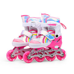 Ролики детские (размер S) розовый, в сумке