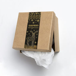 Цена за 10 шт. Наклейка бумага "Новогодние фонарики" 3х9 см лист 10х10 см