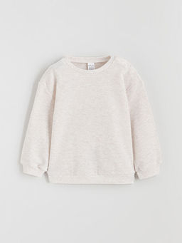 Bisiklet Yaka Erkek Bebek Sweatshirt