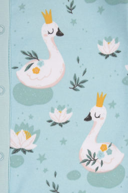 Crockid _ КП 6025/сказочные лебеди на морозном шалфее комбинезон яс  фото 2