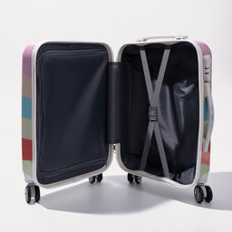 Чемодан малый 20, кодовый замок, цвет разноцветный - Simaland фото 7