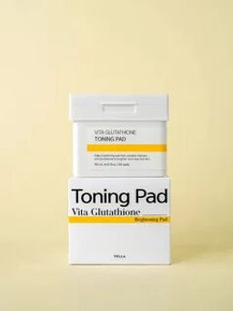 Vita Glutathione Toning Pad - Осветляющие тонер-пэды с глутатионом , 190мл*80 шт - Vella фото 2