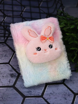 Блокнот плюшевый Cute bunny , 13х18 см, плотность 80 гр.