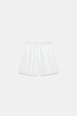 BERMUDA SATINADA STOPPER / Blanco - Zara фото 6