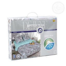 Постельное белье Танго (поплин зима-лето) 2 сп. с Евро/Пододеяльник стеганый (молния): 1 шт. - 215*175; Простыня: 1 шт. - 215*240; Наволочка (клапан): 2 шт. - 70*70; Зима - лето
