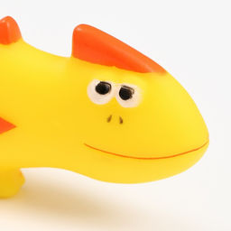 Игрушка пищащая Хамелеон для собак, 19 см, жёлтая - Пижон фото 5