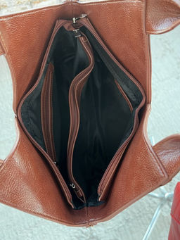 Женская сумка из эко кожи 0025 Рыжий - Sergio valentini фото 6