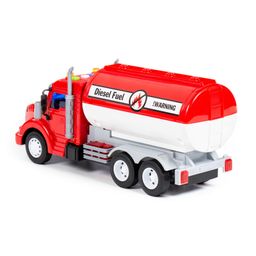 Профи, автомобиль с цистерной инерционный ( со светом и звуком) (красный) (в коробке) - Полесье фото 9