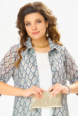 Кардиган FITA 20258 пыльно-землянистый