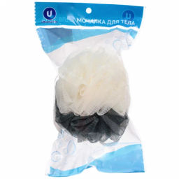 Цена за 3 шт. Мочалка для тела полипропиленовая "Ultramarine - Шарм", микс три цвета, 60грамм