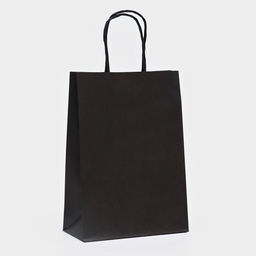 Цена за 3 шт. Пакет крафт Радуга, чёрный, 18?8?25 см, 80 г/м?, 1 шт.