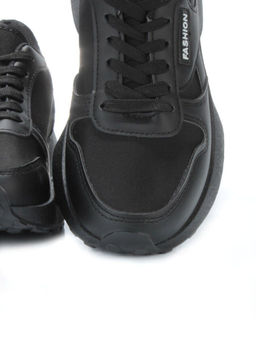 05-A2180-1 BLACK Кроссовки женские (искусственные материалы) - No name фото 13