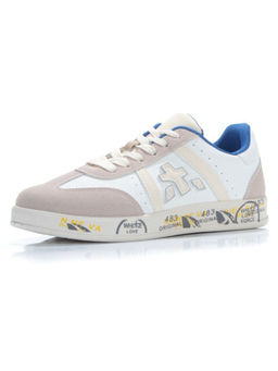 05-6015-2 WHITE/BEIGE Кроссовки женские (искусственные материалы) - No name фото 6