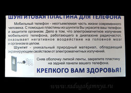 Кулон из шунгита природный 25*47мм, на шнурке