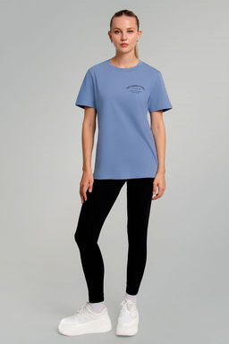 Арт. 21624 Костюм с лосинами 42-50 (5 шт) Цвет:верх- пудра, низ- черный