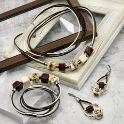Серьги из муранского стекла ETHNO STYLE LS3475 - Vloes фото 6