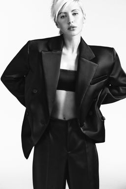 SATIN POCKET BLAZER - Zara фото 2