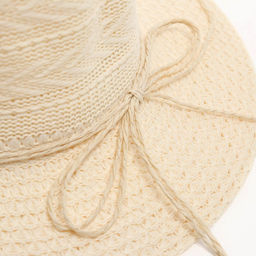 Шляпа женская летняя MINAKU цв.молочный, размер 56-58  фото 5