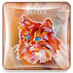ZEESEA Тени для век Tipsy Kitty Eyeshadow Quad тон 06 , 3.5 г  фото 2