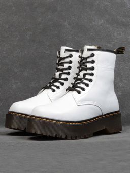 04-15265001 WHITE Ботинки зимние женские (натуральная кожа, натуральный мех)
