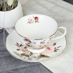 Чайный набор 12 предметов 250 мл на ножке / RS/12- FY230903 /уп 8/ - Галеонтрейд фото 3