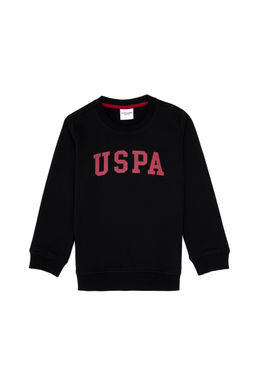 Erkek _ocuk Siyah Bisiklet Yaka Basic Sweatshirt Sepette S_rpriz _ndirim