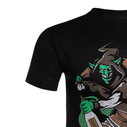 Футболка мужская «Самогоблин», размер 56, хлопок 100%, чёрная