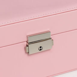 Шкатулка кожзам для украшений Бледно-розовая матовая 9х23х17 см - Simaland фото 12