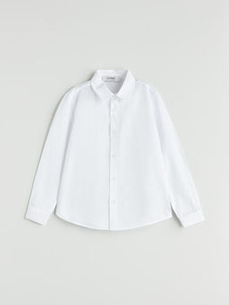 Basic Uzun Kollu Erkek ?ocuk G?mlek