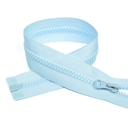 Молния Mzip трактор №5 1 замок усил.зв., 70см, цв.F185 св.голубой уп.10шт