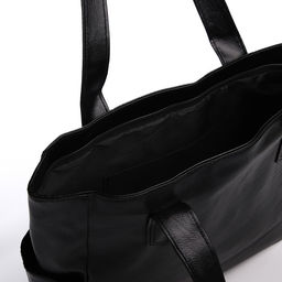 Сумка женская, на молнии, цвет чёрный - Simaland фото 5