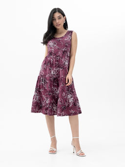 Сарафан( платье) с ярусной юбкой хлопок 100% - Binita фото 3