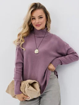 Свитер Дейн (сливовый) One Size - Nadi bordo фото 9