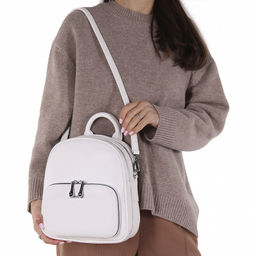 Рюкзак 670100 white Velina Fabbiana-Safenta