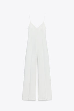 INTERLOCK WIDE-LEG JUMPSUIT - Zara фото 12