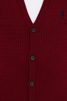 Erkek Bordo Basic Triko H_rka Sepette S_rpriz _ndirim - U.s. polo assn фото 6