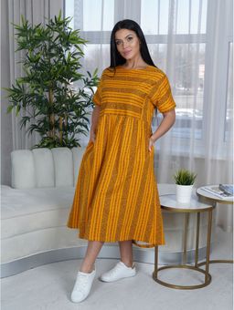 Анабель платье женское (горчица)