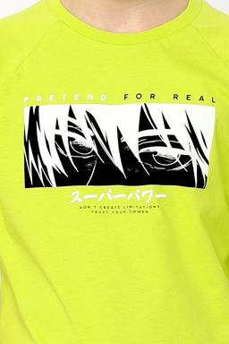 CRB wear/ CSJB 63792-36-403 Футболка для мальчика,лайм/Ex.Cherubino  фото 4