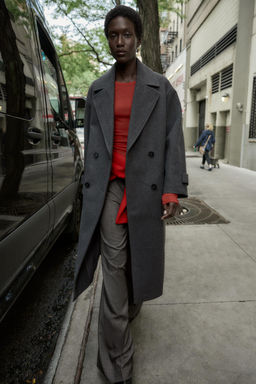ABRIGO OVERSIZE SOFT / Gris - Zara фото 10