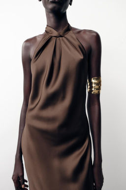 HALTER MIDI DRESS - Zara фото 24