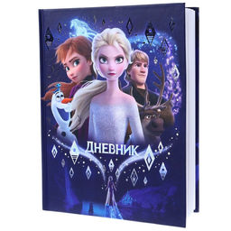 Дневник школьный, 1-11 класс в твёрдой обложке, с тиснением, 40 л, Холодное сердце - Disney фото 3
